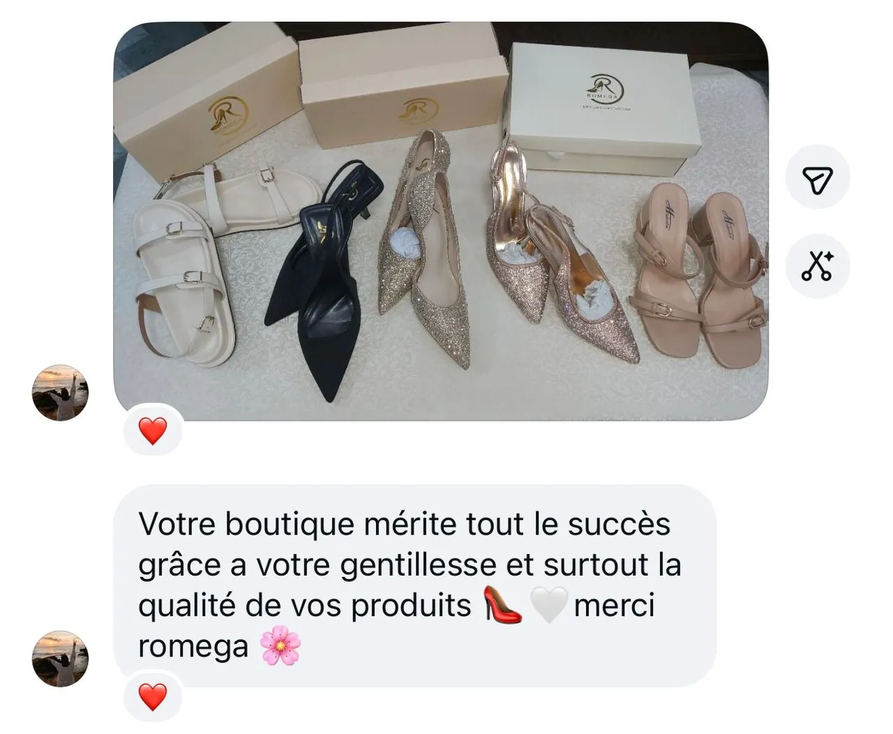 Avis Client Message 3