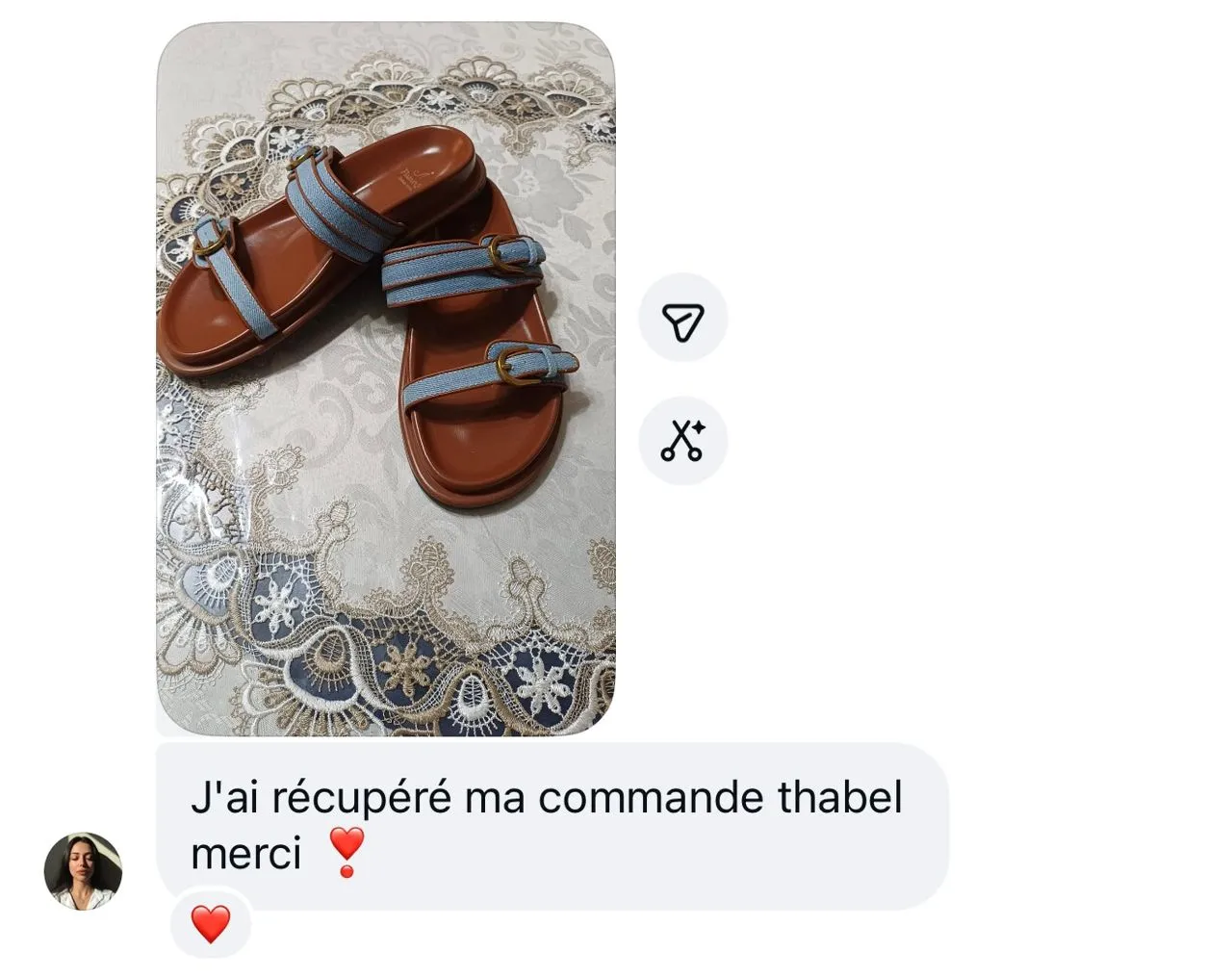 Avis Client Message 4